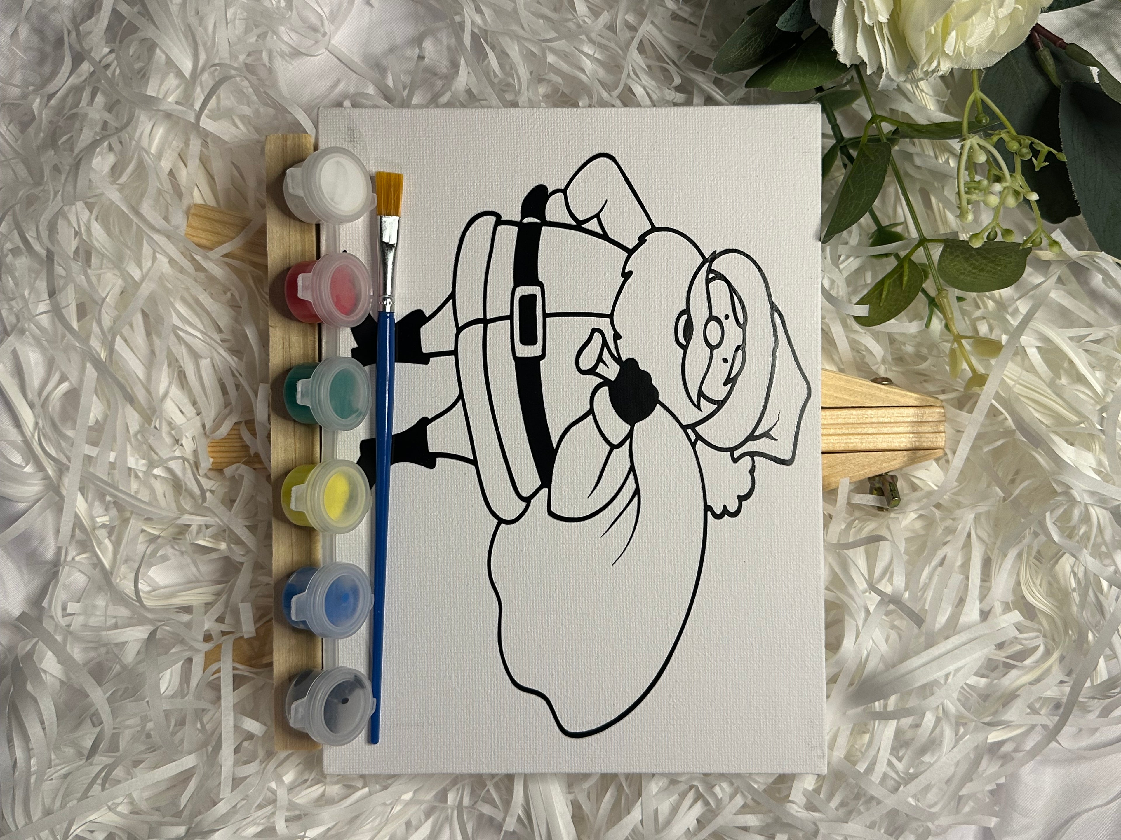 Santa Holiday Sip & Paint Canvas – Festive Fun Made Easy