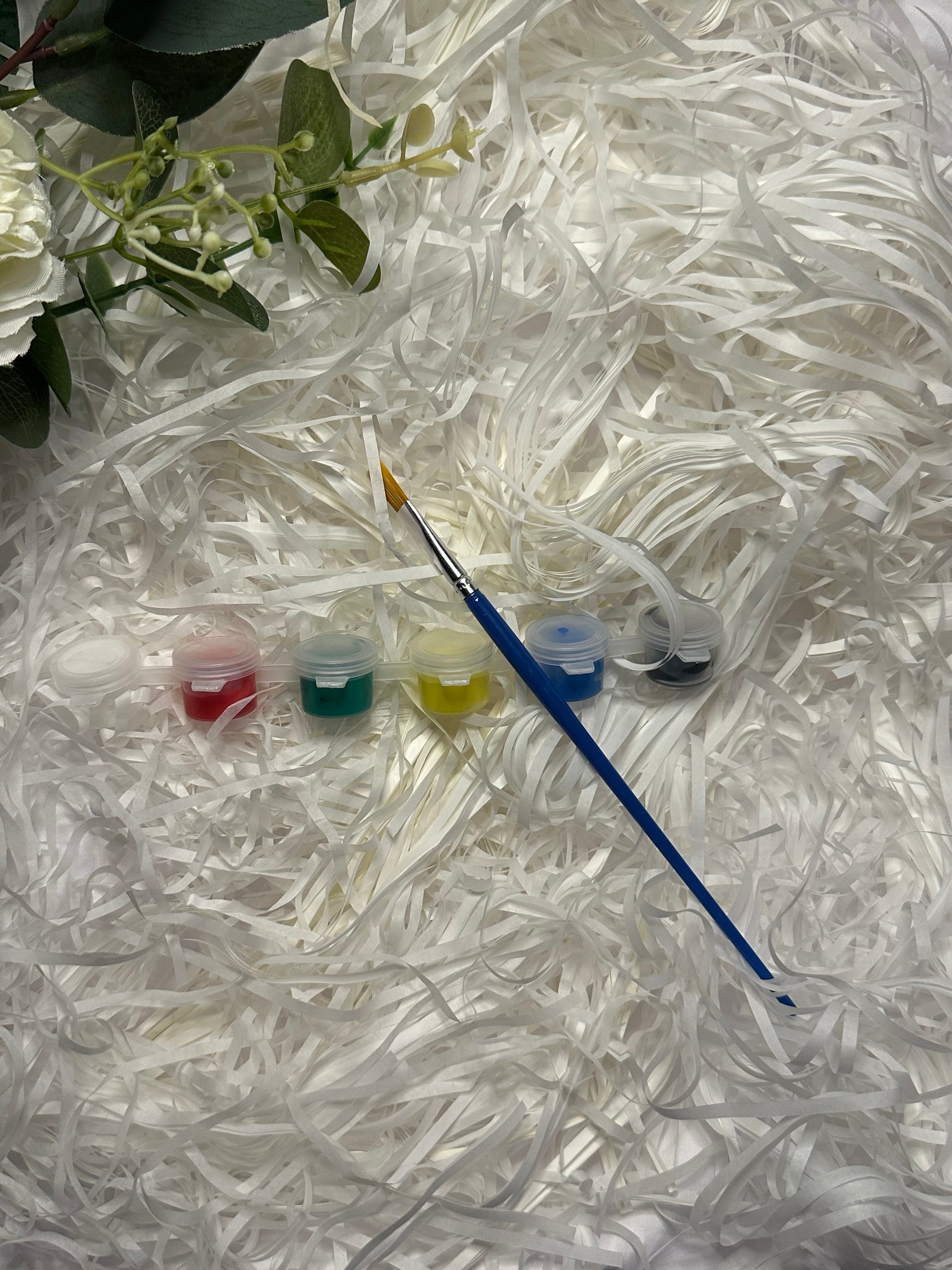 Dinosaur Sip & Paint Canvas  with easel, paint &brush – Fun, Creative, and Roaring With Imagination